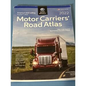 Motor Carriers' Road Atlas Made in the USA 2022 Rand McNally VG PB